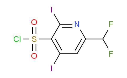 AM136212 | 1806042-02-3 | 6-(Difluoromethyl)-2,4-diiodopyridine-3-sulfonyl chloride