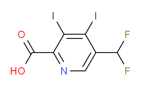 AM136217 | 1806825-71-7 | 5-(Difluoromethyl)-3,4-diiodopyridine-2-carboxylic acid