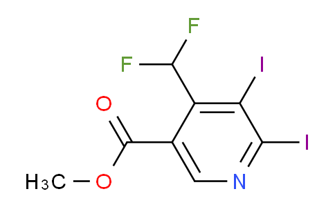 AM136219 | 1803705-32-9 | Methyl 4-(difluoromethyl)-2,3-diiodopyridine-5-carboxylate