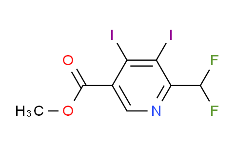 AM136232 | 1805160-74-0 | Methyl 2-(difluoromethyl)-3,4-diiodopyridine-5-carboxylate