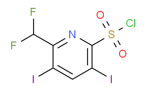 AM136233 | 1805007-58-2 | 2-(Difluoromethyl)-3,5-diiodopyridine-6-sulfonyl chloride