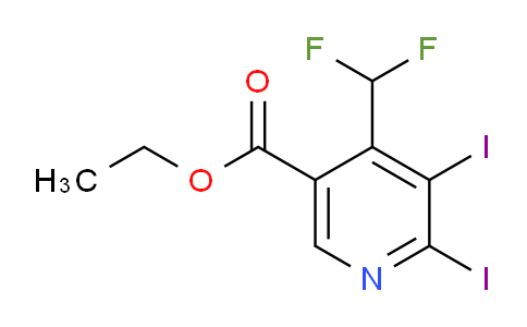 AM136234 | 1806899-09-1 | Ethyl 4-(difluoromethyl)-2,3-diiodopyridine-5-carboxylate