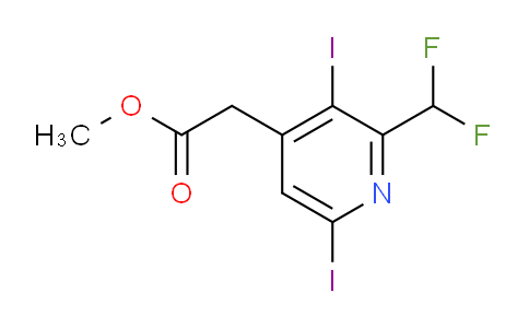 AM136241 | 1806827-91-7 | Methyl 2-(difluoromethyl)-3,6-diiodopyridine-4-acetate