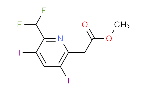 AM136246 | 1806827-95-1 | Methyl 2-(difluoromethyl)-3,5-diiodopyridine-6-acetate