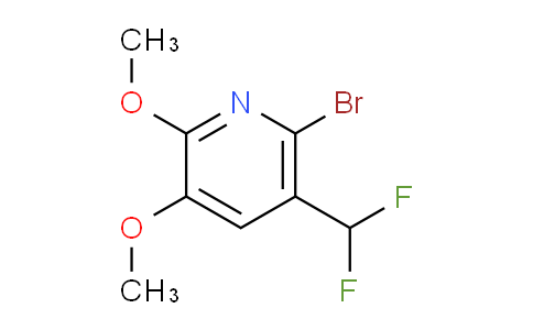 6-Bromo-5-(difluoromethyl)-2,3-dimethoxypyridine