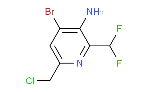 AM136257 | 1805260-33-6 | 3-Amino-4-bromo-6-(chloromethyl)-2-(difluoromethyl)pyridine
