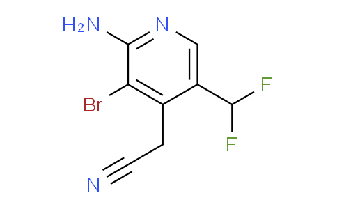 AM136259 | 1806887-52-4 | 2-Amino-3-bromo-5-(difluoromethyl)pyridine-4-acetonitrile