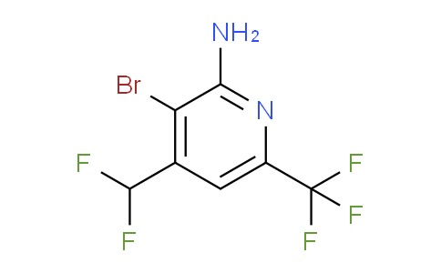 AM136275 | 1804724-45-5 | 2-Amino-3-bromo-4-(difluoromethyl)-6-(trifluoromethyl)pyridine