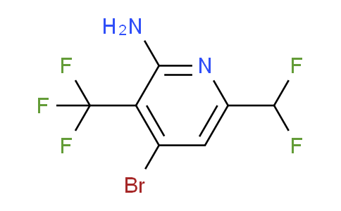 AM136281 | 1806887-25-1 | 2-Amino-4-bromo-6-(difluoromethyl)-3-(trifluoromethyl)pyridine