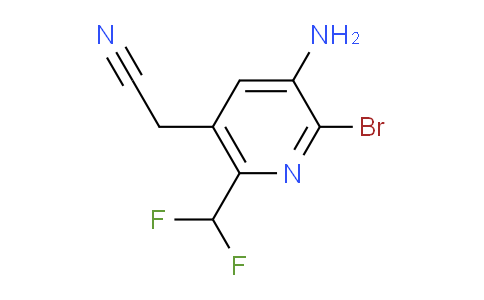 AM136283 | 1804695-14-4 | 3-Amino-2-bromo-6-(difluoromethyl)pyridine-5-acetonitrile