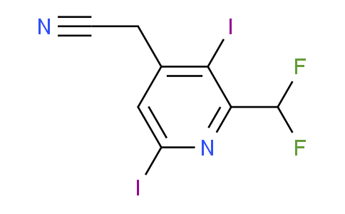 AM136284 | 1804691-96-0 | 2-(Difluoromethyl)-3,6-diiodopyridine-4-acetonitrile