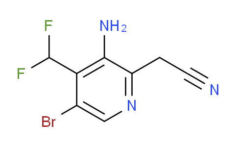 AM136289 | 1805334-82-0 | 3-Amino-5-bromo-4-(difluoromethyl)pyridine-2-acetonitrile
