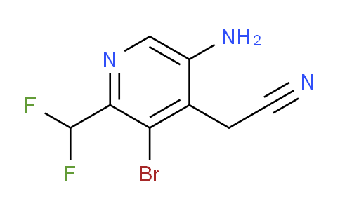 AM136292 | 1806811-59-5 | 5-Amino-3-bromo-2-(difluoromethyl)pyridine-4-acetonitrile