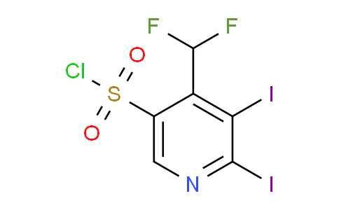 AM136300 | 1806041-79-1 | 4-(Difluoromethyl)-2,3-diiodopyridine-5-sulfonyl chloride