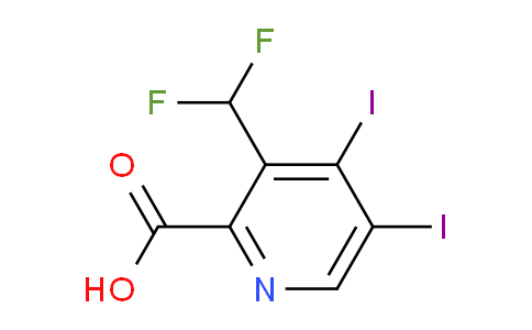 3-(Difluoromethyl)-4,5-diiodopyridine-2-carboxylic acid