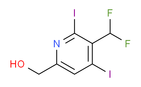 3-(Difluoromethyl)-2,4-diiodopyridine-6-methanol