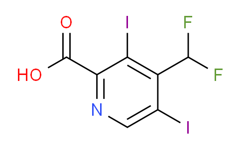 AM136309 | 1804450-55-2 | 4-(Difluoromethyl)-3,5-diiodopyridine-2-carboxylic acid