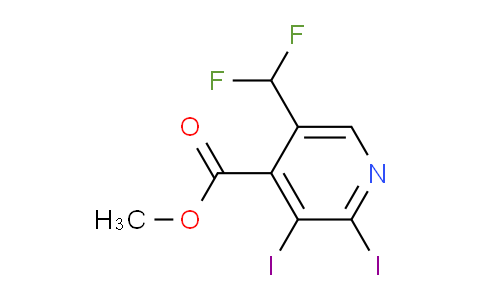 AM136313 | 1806827-60-0 | Methyl 5-(difluoromethyl)-2,3-diiodopyridine-4-carboxylate