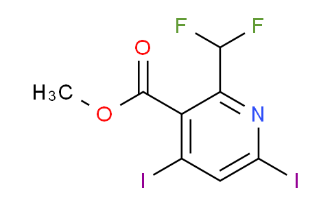AM136315 | 1805292-34-5 | Methyl 2-(difluoromethyl)-4,6-diiodopyridine-3-carboxylate