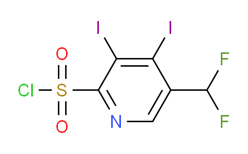 AM136316 | 1805256-08-9 | 5-(Difluoromethyl)-3,4-diiodopyridine-2-sulfonyl chloride