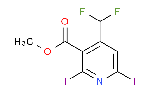 AM136323 | 1806787-64-3 | Methyl 4-(difluoromethyl)-2,6-diiodopyridine-3-carboxylate