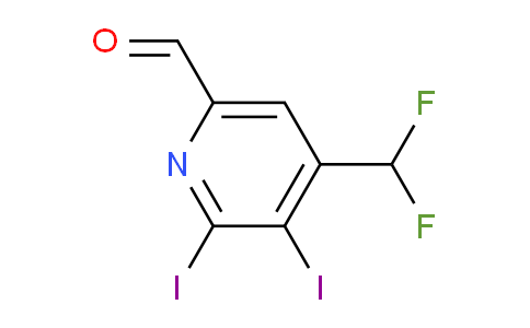 AM136324 | 1805159-76-5 | 4-(Difluoromethyl)-2,3-diiodopyridine-6-carboxaldehyde