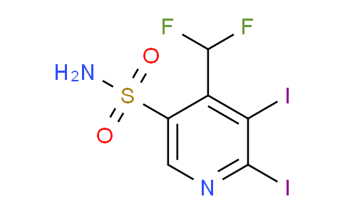 AM136325 | 1805292-95-8 | 4-(Difluoromethyl)-2,3-diiodopyridine-5-sulfonamide