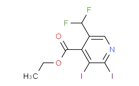 AM136329 | 1806798-96-8 | Ethyl 5-(difluoromethyl)-2,3-diiodopyridine-4-carboxylate