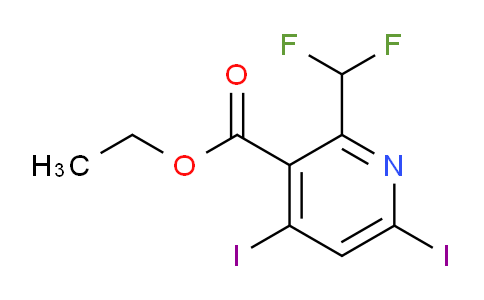AM136337 | 1803705-50-1 | Ethyl 2-(difluoromethyl)-4,6-diiodopyridine-3-carboxylate