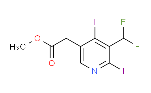 AM136338 | 1806827-85-9 | Methyl 3-(difluoromethyl)-2,4-diiodopyridine-5-acetate