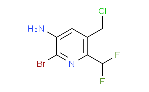 AM136342 | 1804694-40-3 | 3-Amino-2-bromo-5-(chloromethyl)-6-(difluoromethyl)pyridine