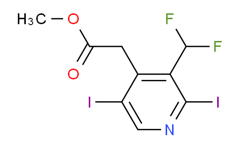 AM136346 | 1804451-00-0 | Methyl 3-(difluoromethyl)-2,5-diiodopyridine-4-acetate