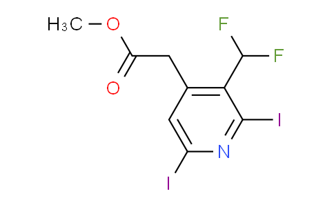 AM136349 | 1805049-71-1 | Methyl 3-(difluoromethyl)-2,6-diiodopyridine-4-acetate