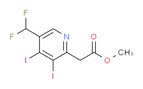 AM136356 | 1806806-11-0 | Methyl 5-(difluoromethyl)-3,4-diiodopyridine-2-acetate
