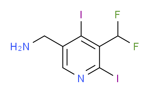 AM136358 | 1805158-44-4 | 5-(Aminomethyl)-3-(difluoromethyl)-2,4-diiodopyridine