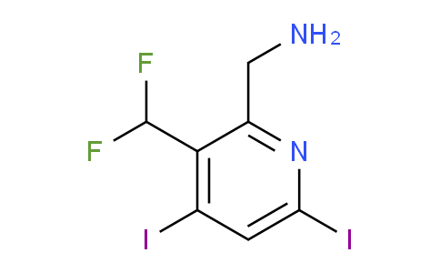 AM136363 | 1803704-55-3 | 2-(Aminomethyl)-3-(difluoromethyl)-4,6-diiodopyridine