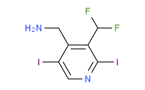 AM136365 | 1805158-55-7 | 4-(Aminomethyl)-3-(difluoromethyl)-2,5-diiodopyridine