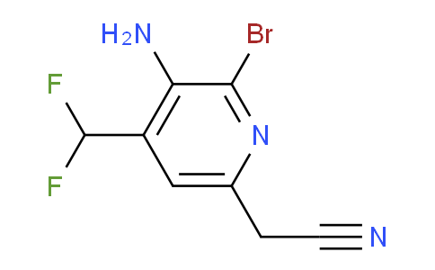 AM136367 | 1805207-40-2 | 3-Amino-2-bromo-4-(difluoromethyl)pyridine-6-acetonitrile