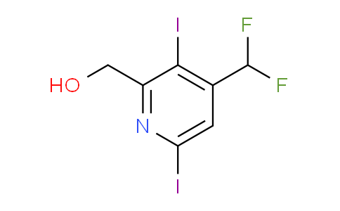 4-(Difluoromethyl)-3,6-diiodopyridine-2-methanol