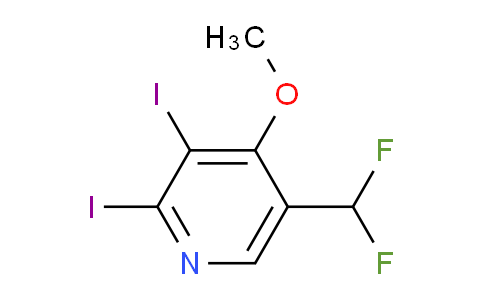 5-(Difluoromethyl)-2,3-diiodo-4-methoxypyridine
