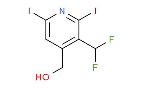 3-(Difluoromethyl)-2,6-diiodopyridine-4-methanol