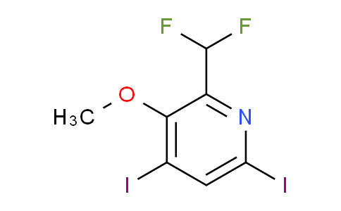 2-(Difluoromethyl)-4,6-diiodo-3-methoxypyridine