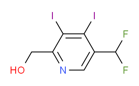 5-(Difluoromethyl)-3,4-diiodopyridine-2-methanol