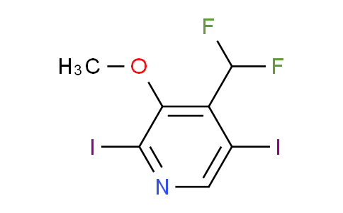 4-(Difluoromethyl)-2,5-diiodo-3-methoxypyridine