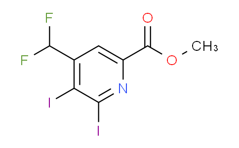 AM136396 | 1806033-08-8 | Methyl 4-(difluoromethyl)-2,3-diiodopyridine-6-carboxylate
