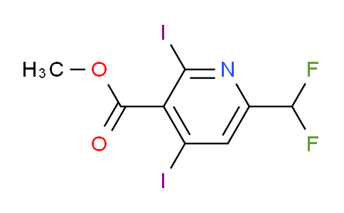 AM136403 | 1805006-04-5 | Methyl 6-(difluoromethyl)-2,4-diiodopyridine-3-carboxylate