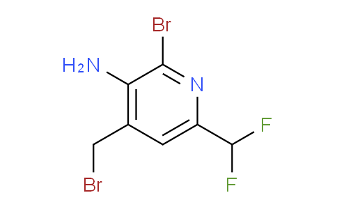 AM136415 | 1804723-31-6 | 3-Amino-2-bromo-4-(bromomethyl)-6-(difluoromethyl)pyridine