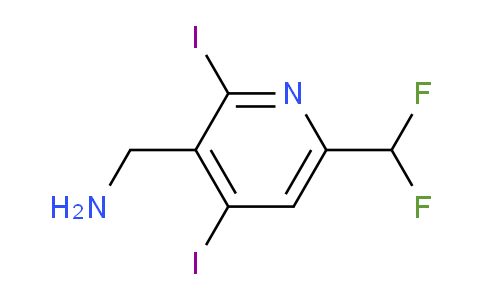 AM136424 | 1806897-42-6 | 3-(Aminomethyl)-6-(difluoromethyl)-2,4-diiodopyridine