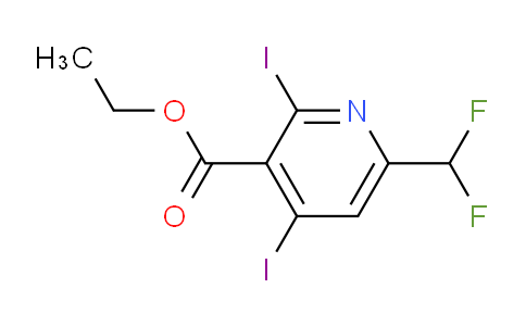 AM136425 | 1805160-91-1 | Ethyl 6-(difluoromethyl)-2,4-diiodopyridine-3-carboxylate