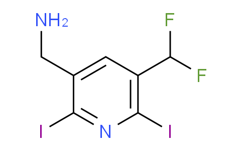 AM136430 | 1804691-07-3 | 3-(Aminomethyl)-5-(difluoromethyl)-2,6-diiodopyridine